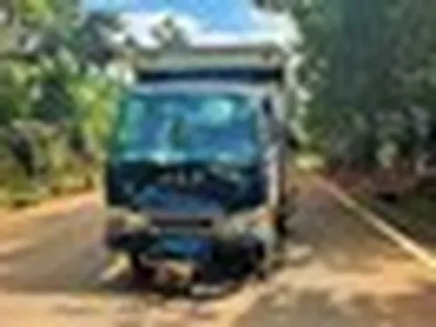 Xe tải tập lái va chạm xe máy ở Gia Lai, 1 người tử vong
