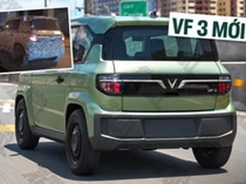 Rộ ảnh VinFast VF 3 với thiết kế mới trên đường: Bỏ vài chi tiết hầm hố, CĐM kỳ vọng một bản mở rộng khoang cabin