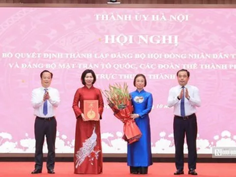 Hà Nội thành lập 2 Đảng bộ trực thuộc Thành ủy