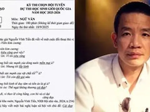 Bài thơ ‘Cái đẹp’ của Nguyễn Vĩnh Tiến trong đề thi học sinh giỏi bị chê thảm họa, Sở GD&ĐT Phú Thọ lên tiếng làm rõ