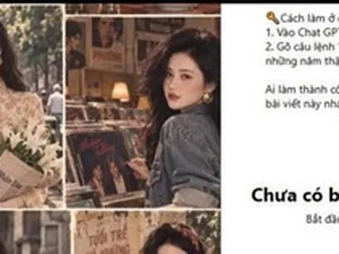 Đu trend AI tạo ảnh “thập niên 80", coi chừng trao cả dữ liệu khuôn mặt