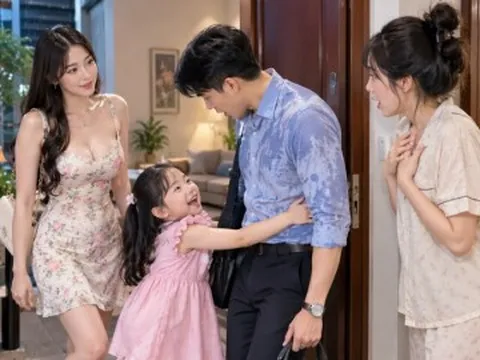 Nữ đồng nghiệp xinh đẹp đưa con đến nhà chơi, đứa trẻ vừa gặp chồng tôi đã gọi “bố”