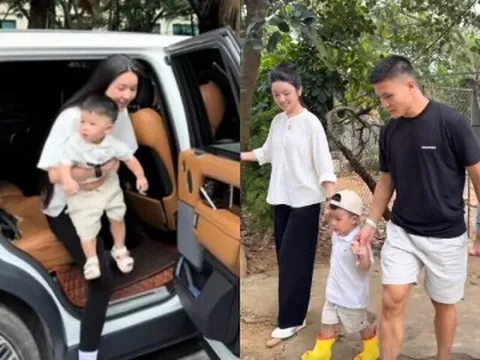Học trường quốc tế 100 triệu/năm, con trai Quang Hải được bố mẹ đưa đi dã ngoại, Chu Thanh Huyền được khen giản dị vẫn...