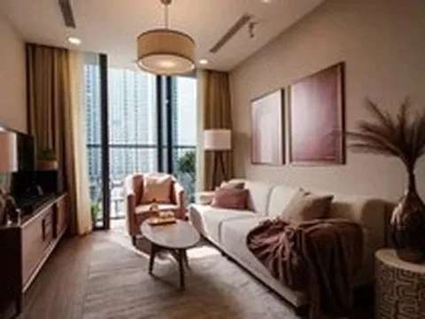 Căn hộ màu hồng mang nét hoài niệm của Mid-century Modern