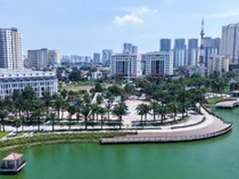 Không gian xanh giữa lòng đô thị tại công viên Phùng Khoang