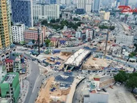 Hai cầu vượt Vành đai 1 Hà Nội dần thành hình, hướng tới hoàn thành cuối năm
