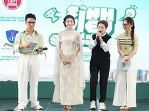 MC Sơn Lâm nhuộm tóc, giảm 4 kg để trẻ trung hơn khi dẫn "Sinh viên thế hệ mới" cùng Khánh Vy