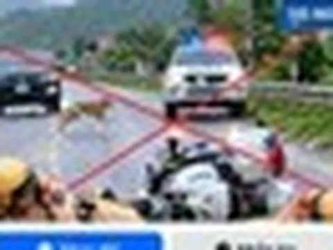 Hình ảnh 2 CSGT gặp tai nạn ở Thái Nguyên là sản phẩm của AI