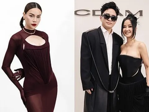 Hồ Ngọc Hà gợi cảm bên Hồng Nhung, Tùng Dương trên thảm đỏ