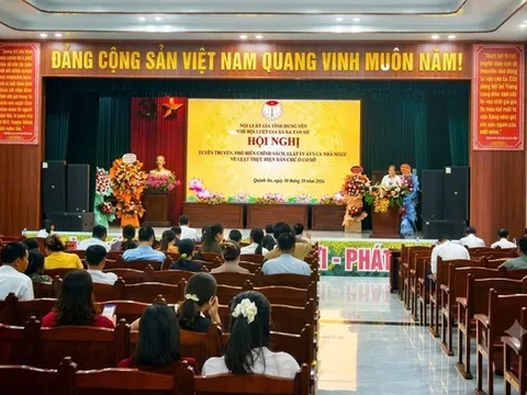 Công bố quyết định thành lập Chi hội Luật gia xã Quỳnh An