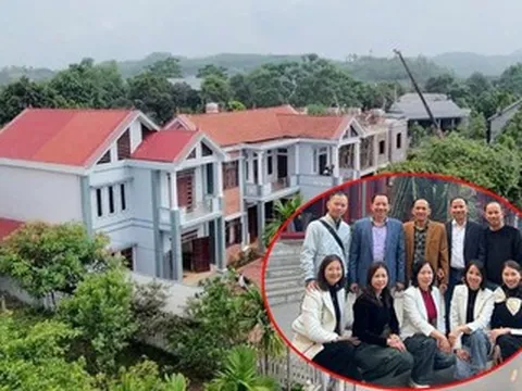 5 anh em ở Phú Thọ xây nhà quây quần trên đất 3.000m2, không tường rào ngăn cách