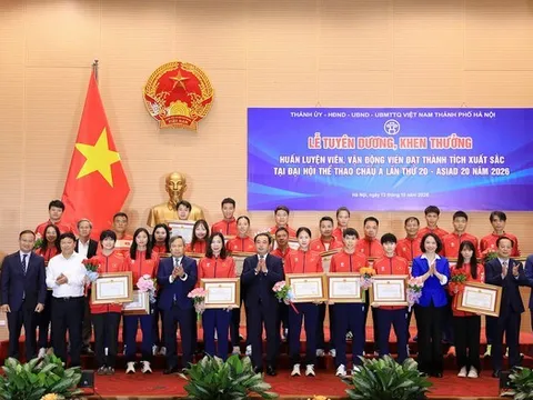 Hà Nội vinh danh huấn luyện viên, vận động viên đạt thành tích xuất sắc tại ASIAD 20
