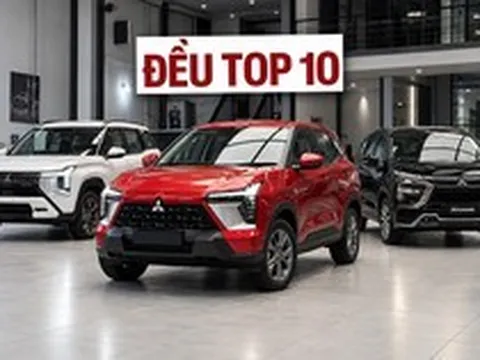 Mitsubishi góp 3/10 mẫu xe xăng dầu bán chạy nhất 3 quý đầu 2026: Xpander bán hơn 1.100 xe/tháng, Destinator giúp kéo doanh số tăng gần 30%