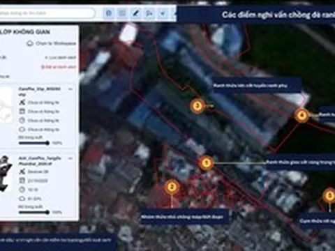 Ứng dụng công nghệ viễn thám và GeoAI: Đột phá làm sạch cơ sở dữ liệu đất đai