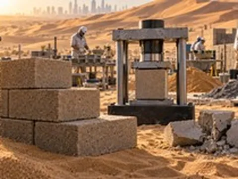 Phát minh loại gạch mới cho ngành xây dựng: Không cần nung ở nhiệt độ cao, sử dụng cát sa mạc và chất thải công nghiệp