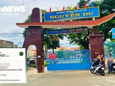 Làm rõ vụ thu 3 triệu đồng/lớp chuyển vào tài khoản làm 'quỹ trường'