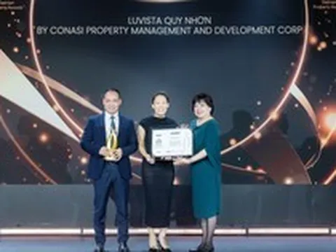 Dự án Luvista Quy Nhơn lập “cú đúp” giải thưởng tại PropertyGuru Vietnam Property Awards 2026