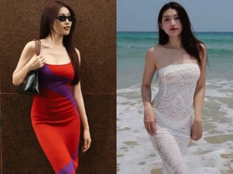 Quỳnh Châu được khen "đẹp như gái son" sau 6 tháng sinh con