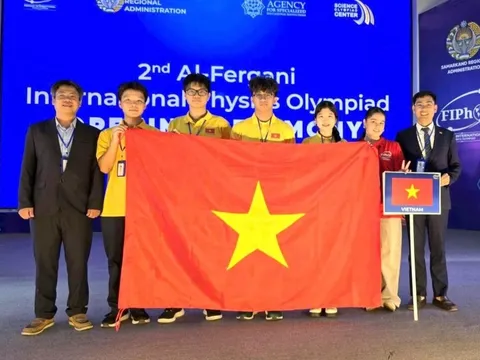 Việt Nam xếp thứ 4 tại Olympic Vật lý quốc tế Al-Fergani