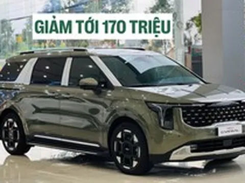 Kia Carnival giảm giá tới 170 triệu tại đại lý, mua mới rẻ như mua cũ