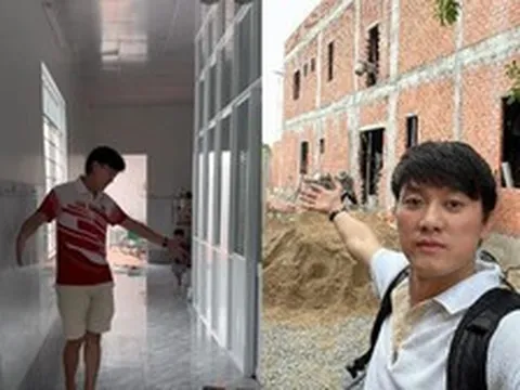 Nam nghệ sĩ quê Long An xây nhà cho anh trai sau khi tặng nhà 10 phòng ngủ cho cha mẹ