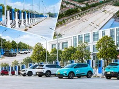 Lộ diện 'siêu trạm sạc' VinFast khủng nhất Việt Nam giữa lòng Thủ đô: Quy mô hơn 1.000 cổng, có đủ sạc nhanh lẫn sạc chậm