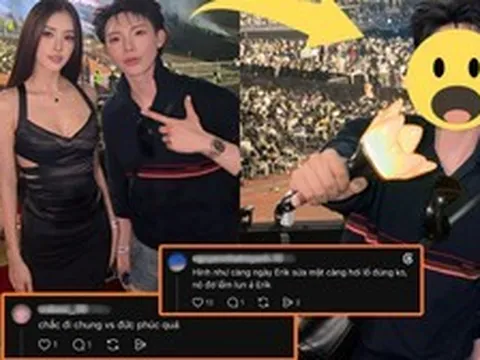 Gương mặt lạ của Erik khi cùng Đức Phúc xuất hiện ở concert BIGBANG