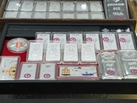 Giá bạc ngày 27/10 rớt mạnh tại Ancarat, DOJI, Sacombank, Bảo Tín Mạnh Hải