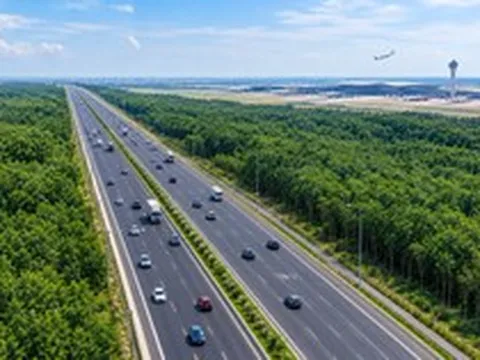 Việt Nam đang xây một tuyến đường rộng 8 làn xe, đi xuyên rừng cao su, sẽ kết nối trực tiếp tới sân bay lớn nhất nước ta
