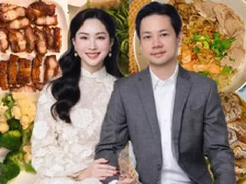 Mâm cơm nhà của Đặng Thu Thảo và tổng giám đốc tập đoàn bất động sản